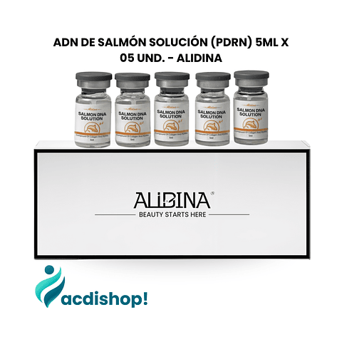 ADN DE SALMÓN SOLUCIÓN (PDRN) 5ML X 05 UND. - ALIDINA