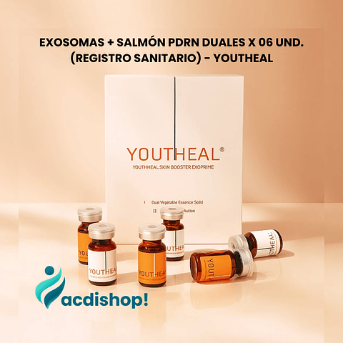 EXOSOMAS + SALMÓN PDRN DUALES X 06 UND. - YOUTHEAL