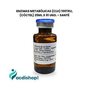 ENZIMAS METABÓLICAS (CLH) 100TRU, (CÓCTEL) 25ML X 01 UND. - SANTÉ