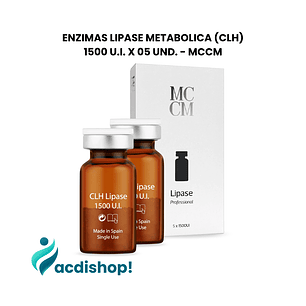 ENZIMAS LIPASE (CLH) 1500 U.I. X 05 UND. - MCCM
