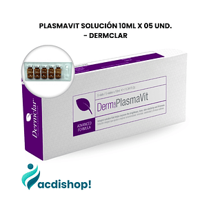 PLASMAVIT SOLUCIÓN 10ML X 05 UND. - DERMCLAR