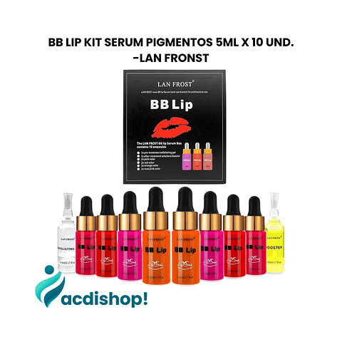BB LIP SERUM PIGMENTOS 5ML X 10 UND. - LAN FRONST