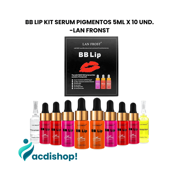 BB LIP SERUM PIGMENTOS 5ML X 10 UND. - LAN FRONST 1