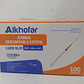 JERINGA ESTÉRIL 1ML (AGUJA 25G X 5/8) X 100 UND. - ALKHOFAR - Miniatura 2