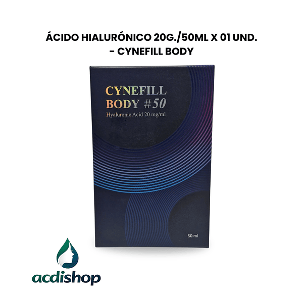 ÁCIDO HIALURÓNICO (20G) 50ML X 01 UND. - CYNEFILL BODY 1