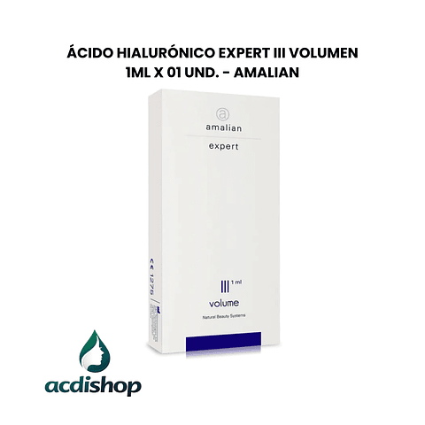 ÁCIDO HIALURÓNICO EXPERT III VOLUMEN 1ML X 01 UND. - AMALIAN