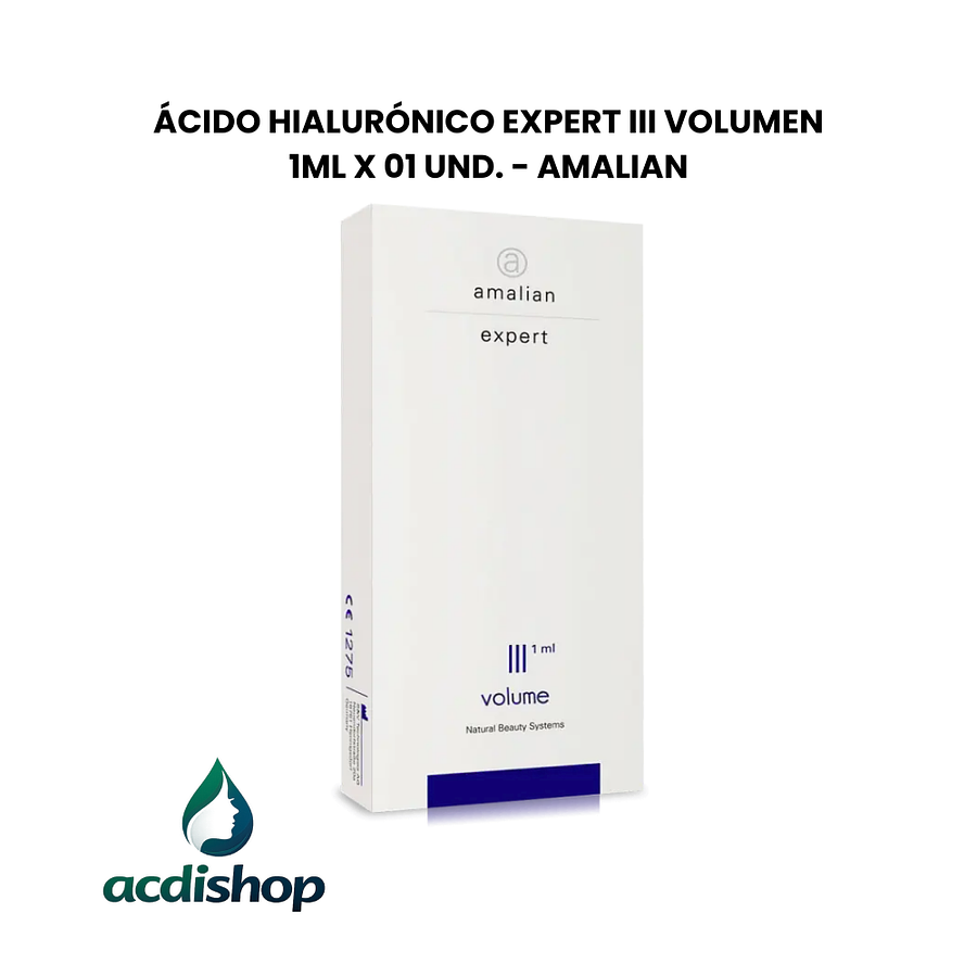 ÁCIDO HIALURÓNICO EXPERT III VOLUMEN 1ML X 01 UND. - AMALIAN 1