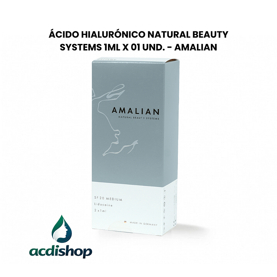 ÁCIDO HIALURÓNICO NATURAL BEAUTY SYSTEMS 1ML X 01 UND. - AMALIAN 1
