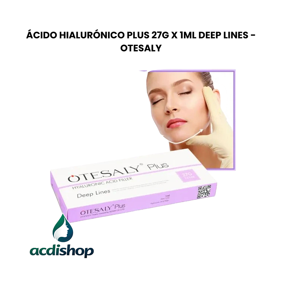 ÁCIDO HIALURÓNICO PLUS 27G X 1ML DEEP LINES - OTESALY 1