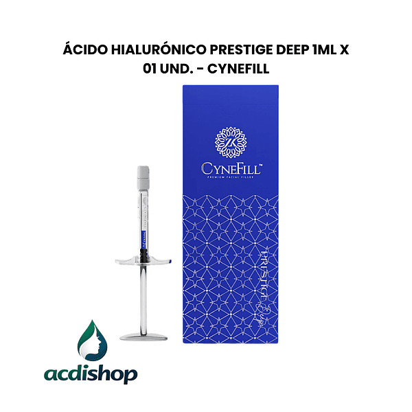 ÁCIDO HIALURÓNICO PRESTIGE DEEP 1ML X 01 UND. - CYNEFILL 1