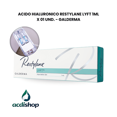 ACIDO HIALURONICO RESTYLANE LYFT 1ML X 01 UND. - GALDERMA
