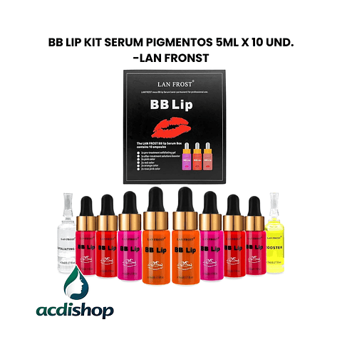 BB LIP SERUM PIGMENTOS 5ML X 10 UND. - LAN FRONST