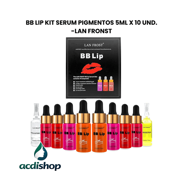 BB LIP SERUM PIGMENTOS 5ML X 10 UND. - LAN FRONST 1