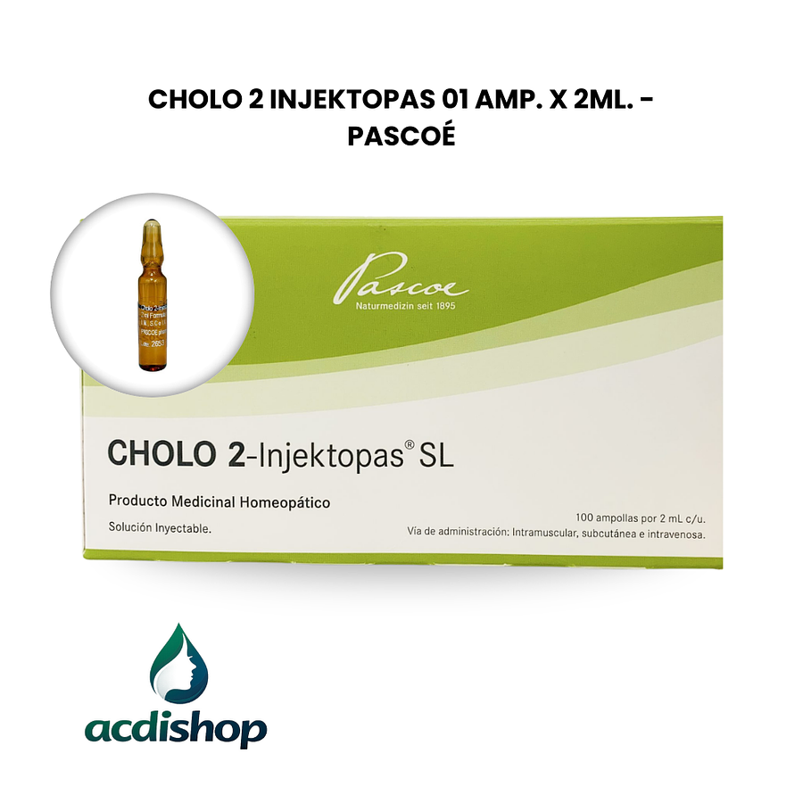 CHOLO 2 INJEKTOPAS 2ML. X 01 AMP. - PASCOÉ 1