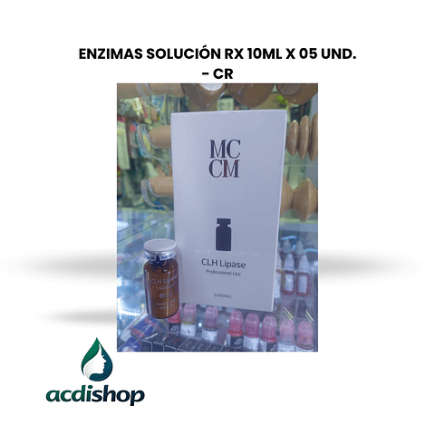 ENZIMAS SOLUCIÓN RX 10ML X 05 UND. - CR
