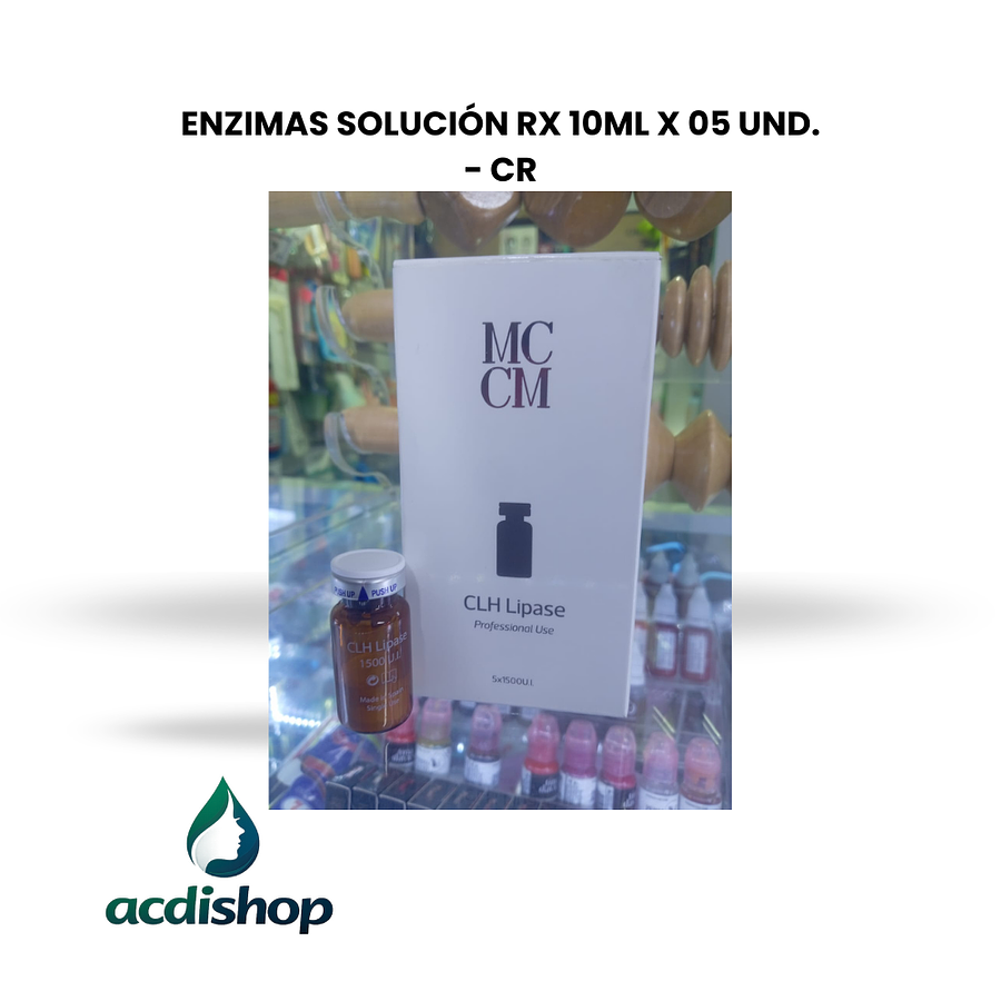 ENZIMAS SOLUCIÓN RX 10ML X 05 UND. - CR 1