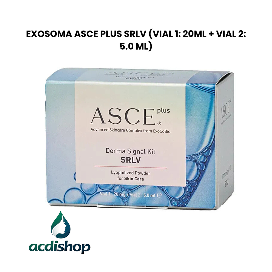 EXOSOMA ASCE PLUS SRLV (VIAL 1: 20ML + VIAL 2: 5.0 ML) 1