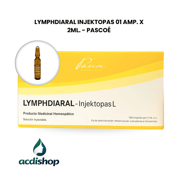 LYMPHDIARAL INJEKTOPAS 2ML. X 01 AMP. - PASCOÉ 1