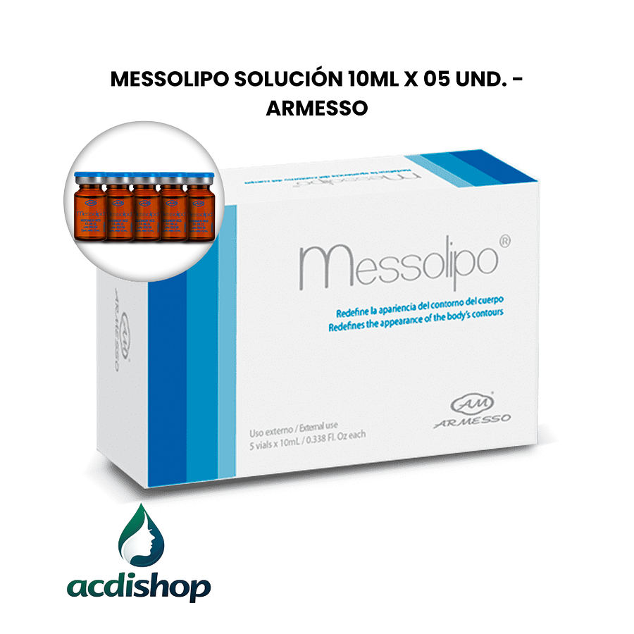 MESSOLIPO SOLUCIÓN 10ML X 05 UND. - ARMESSO 1