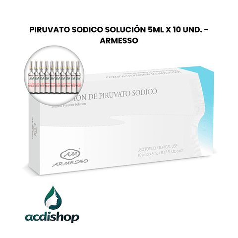 PIRUVATO SODICO SOLUCIÓN 5ML X 10 UND. - ARMESSO