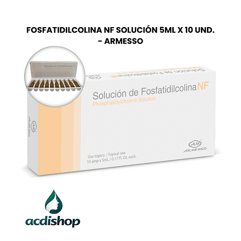 FOSFATIDILCOLINA NF SOLUCIÓN 5ML X 10 UND. - ARMESSO