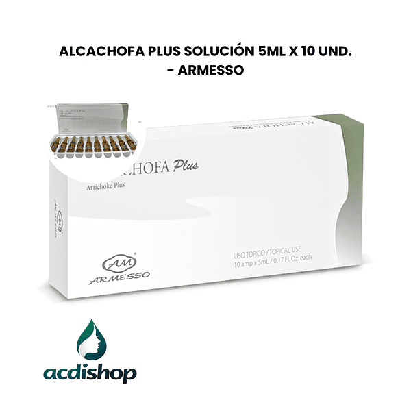 ALCACHOFA PLUS SOLUCIÓN 5ML X 10 UND. - ARMESSO 1
