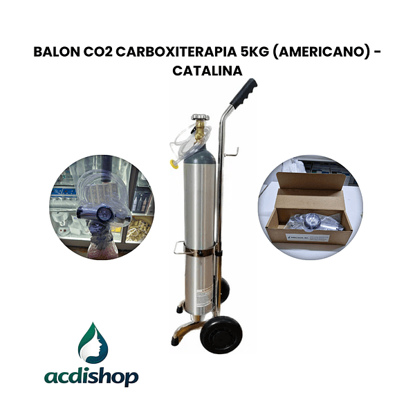 BALON CO2 CARBOXITERAPIA 5KG (AMERICANO) - CATALINA 1