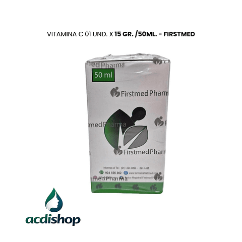 VITAMINA C 01 UND. X 15G. /50mL. - FIRSTMEDPHARMA