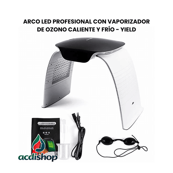ARCO LED PROFESIONAL CON VAPORIZADOR DE OZONO CALIENTE Y FRÍO - YIELD 1