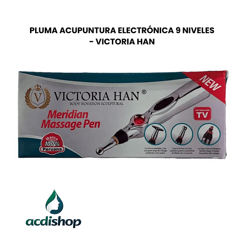PLUMA ACUPUNTURA ELECTRÓNICA 9 NIVELES - VICTORIA HAN