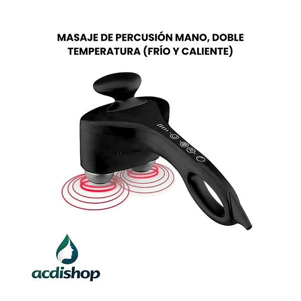 MASAJE DE PERCUSIÓN MANO, DOBLE TEMPERATURA (FRÍO Y CALIENTE) 1