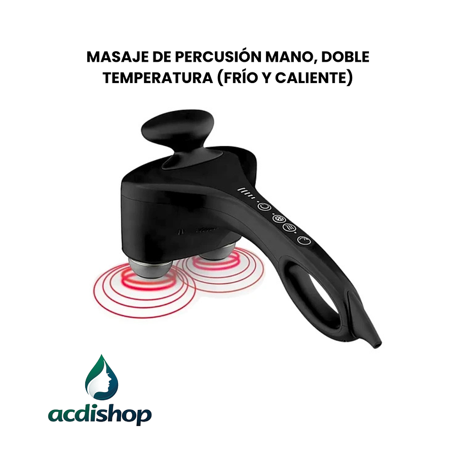 MASAJE DE PERCUSIÓN MANO, DOBLE TEMPERATURA (FRÍO Y CALIENTE) 1