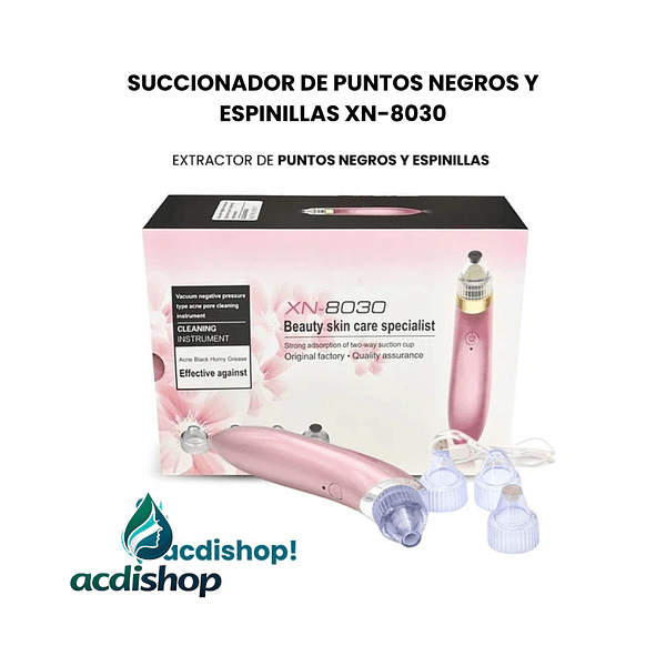 SUCCIONADOR DE PUNTOS NEGROS Y ESPINILLAS XN-8030 1