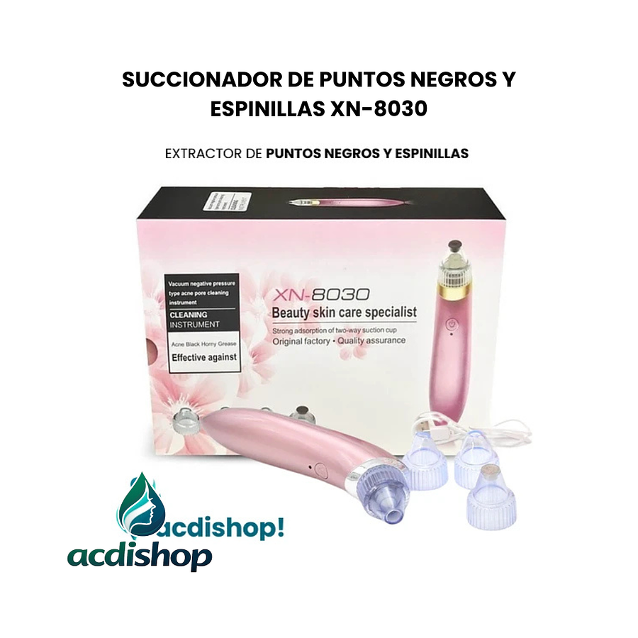 SUCCIONADOR DE PUNTOS NEGROS Y ESPINILLAS XN-8030 1