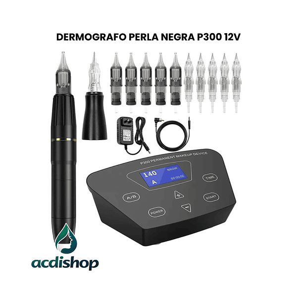 DERMOGRAFO PERLA NEGRA P300 12V 1
