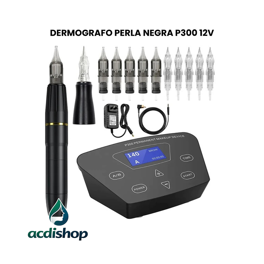 DERMOGRAFO PERLA NEGRA P300 12V 1