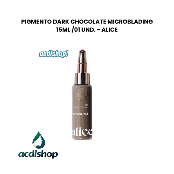 PIGMENTO DARK CHOCOLATE MICROBLADING 15ml /01 UND. - ALICE 1