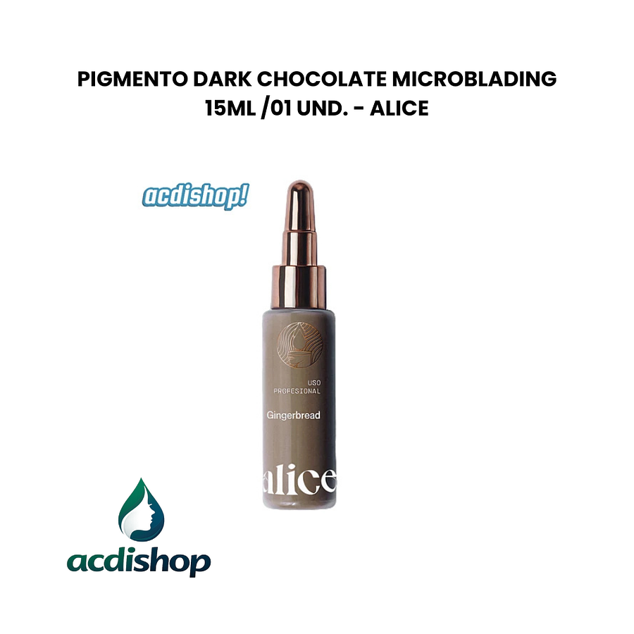 PIGMENTO DARK CHOCOLATE MICROBLADING 15ml /01 UND. - ALICE 1