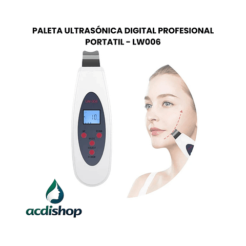 PALETA ULTRASÓNICA DIGITAL PROFESIONAL PORTATIL - LW006