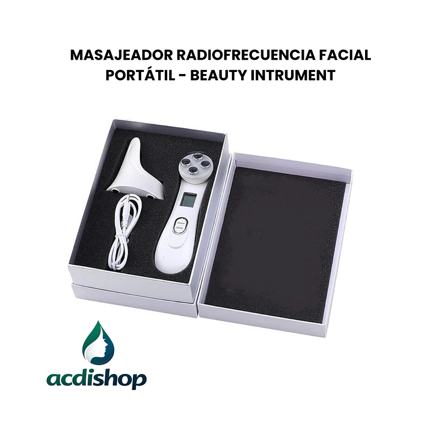 MASAJEADOR RADIOFRECUENCIA FACIAL PORTÁTIL - BEAUTY INTRUMENT 1