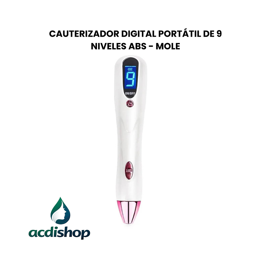 CAUTERIZADOR DIGITAL PORTÁTIL DE 9 NIVELES ABS - MOLE 1