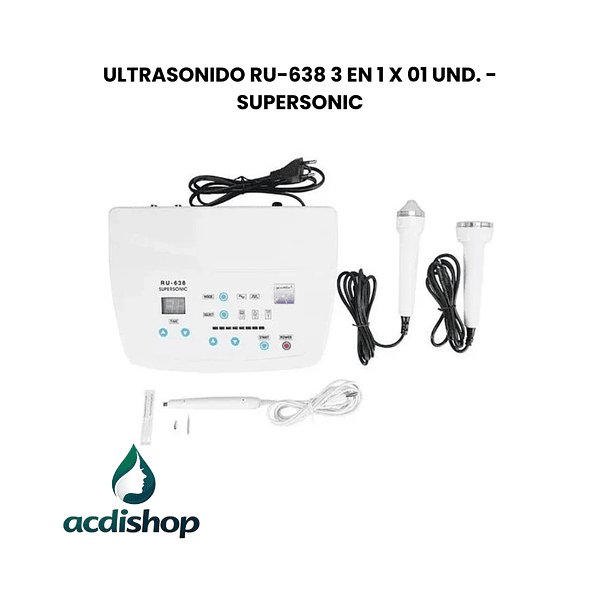 ULTRASONIDO RU-638 3 EN 1 X 01 UND. - SUPERSONIC 1