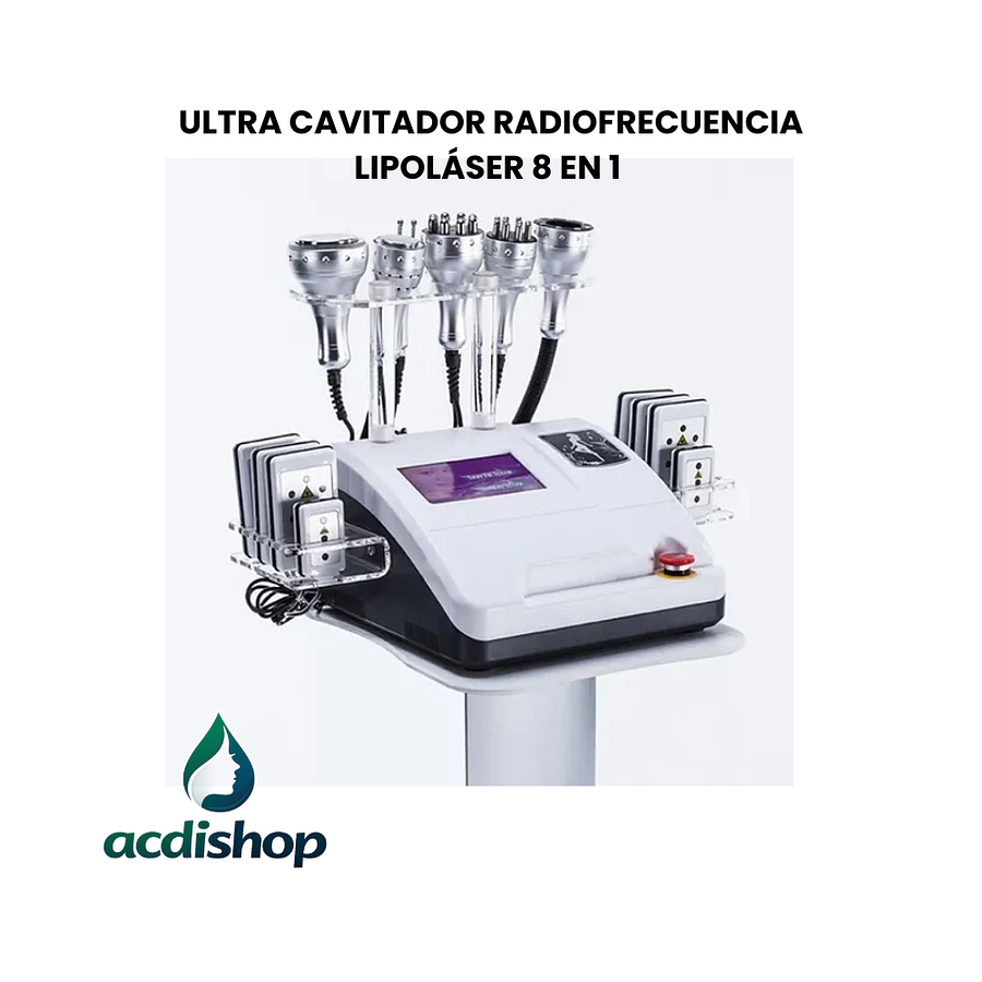 ULTRA CAVITADOR RADIOFRECUENCIA LIPOLÁSER 8 EN 1  1