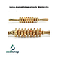 MASAJEADOR DE MADERA DE 9 RODILLOS - Miniatura 1