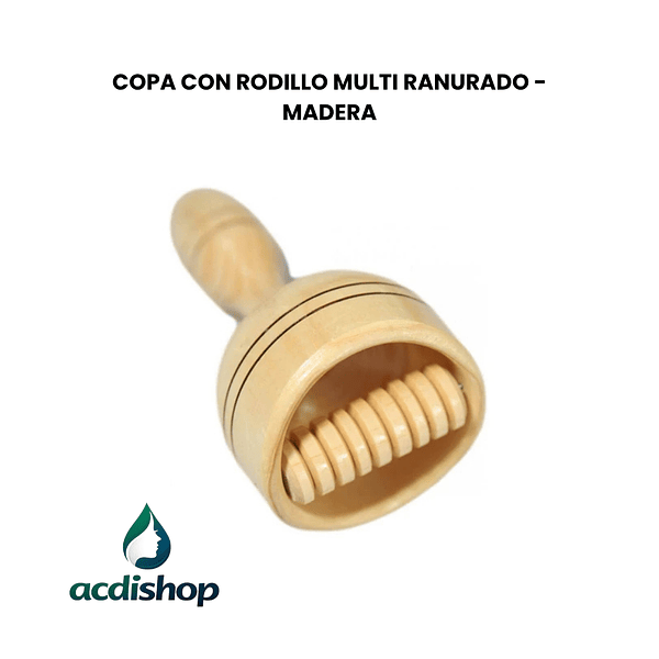COPA CON RODILLO MULTI RANURADO - MADERA 1