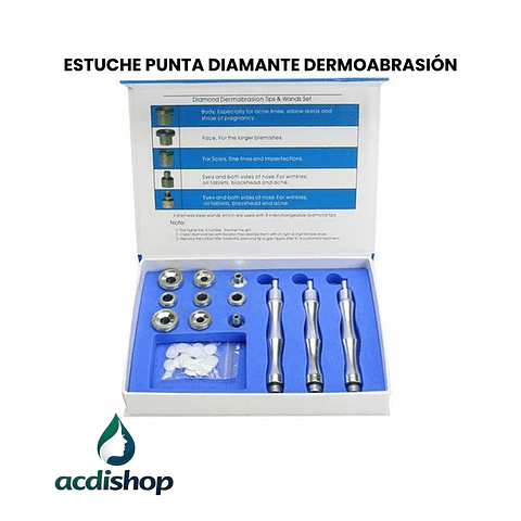 ESTUCHE PUNTA DIAMANTE DERMOABRASIÓN