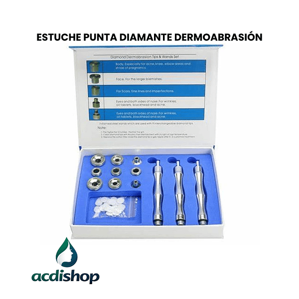 ESTUCHE PUNTA DIAMANTE DERMOABRASIÓN 1