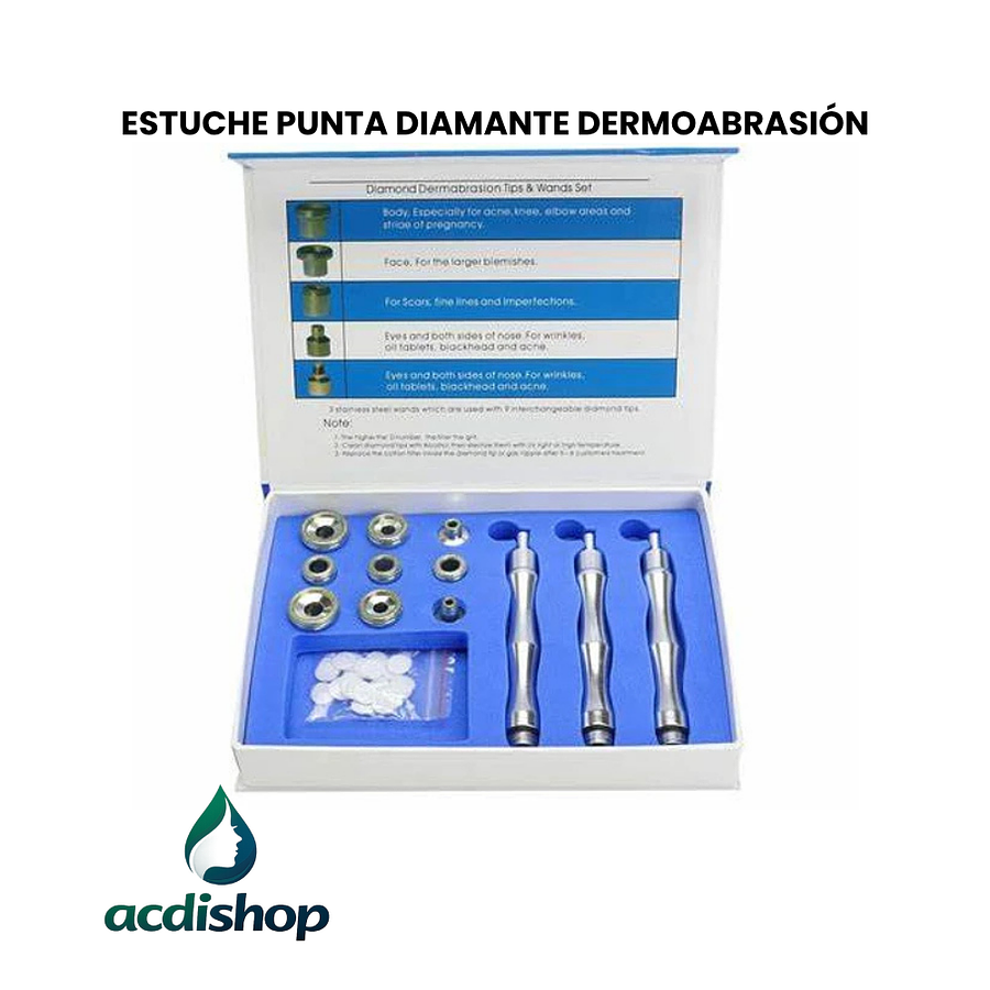 ESTUCHE PUNTA DIAMANTE DERMOABRASIÓN 1