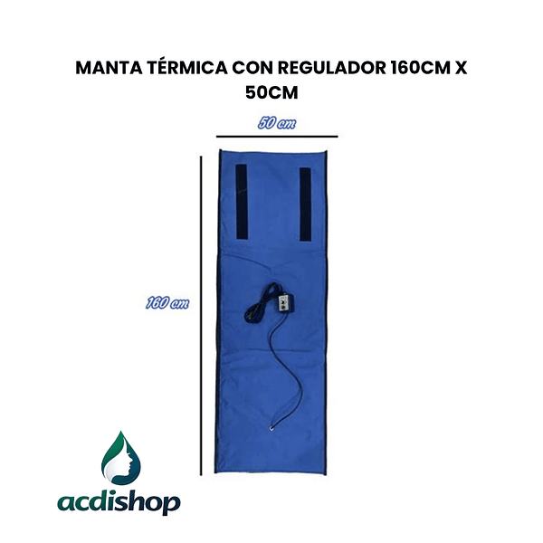 MANTA TÉRMICA CON REGULADOR 160CM X 50CM 1