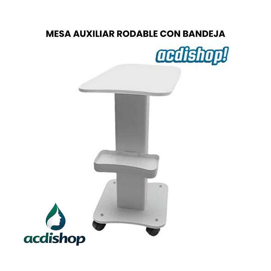 MESA AUXILIAR RODABLE CON BANDEJA 1